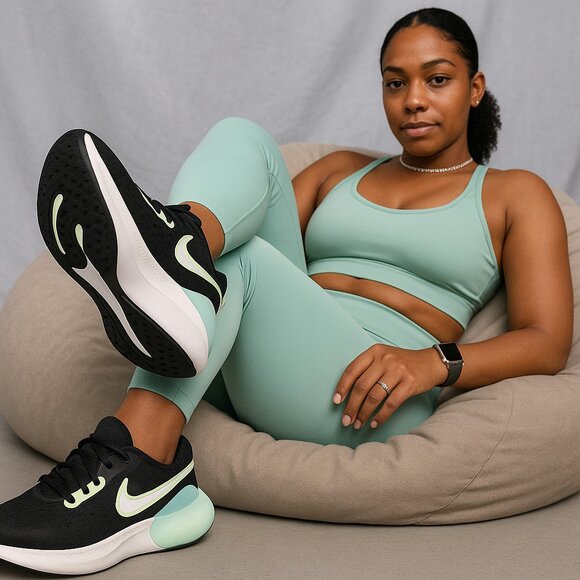 Nike Joyride Dual Run Women’s Size 9 CD4363-005 Black White Green Running - Picture 1 of 12